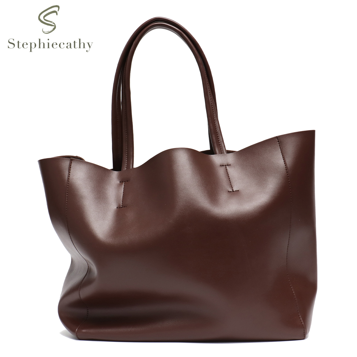 Leather Work Handbag - กระเป๋าถือโท้ทความจุขนาดใหญ่สำหรับแฟชั่นสำหรับผู้หญิงหนังแท้ลำลองทุกวันดีไซน์คลาสสิกทำงานวิทยาลัยช้อปปิ้งแล็ปท็อปกระเป๋าคุณแม่