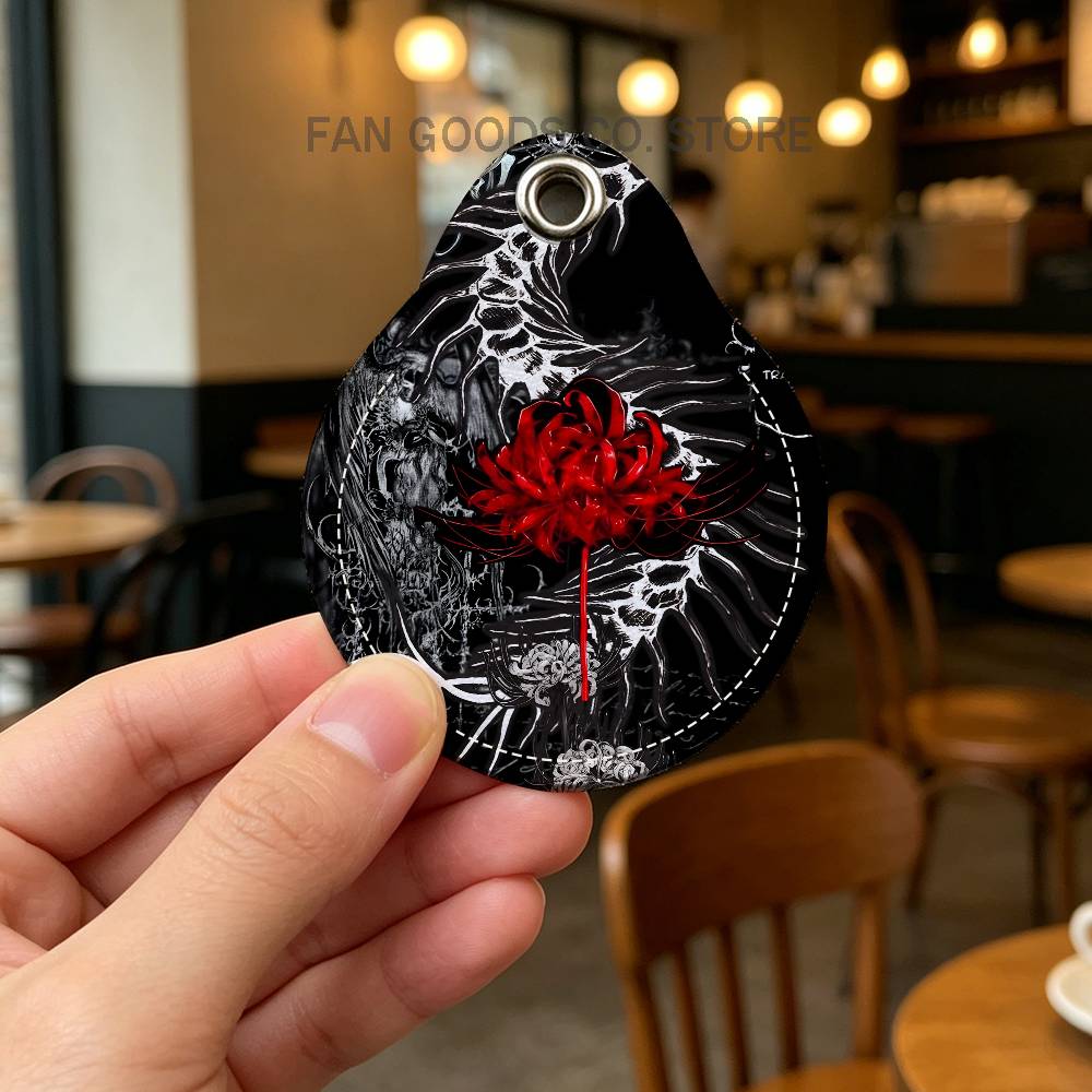 พวงกุญแจรูปดอกลิลลี่สีแดง T-To - Leather Work Leather บทวิจารณ์และราคา