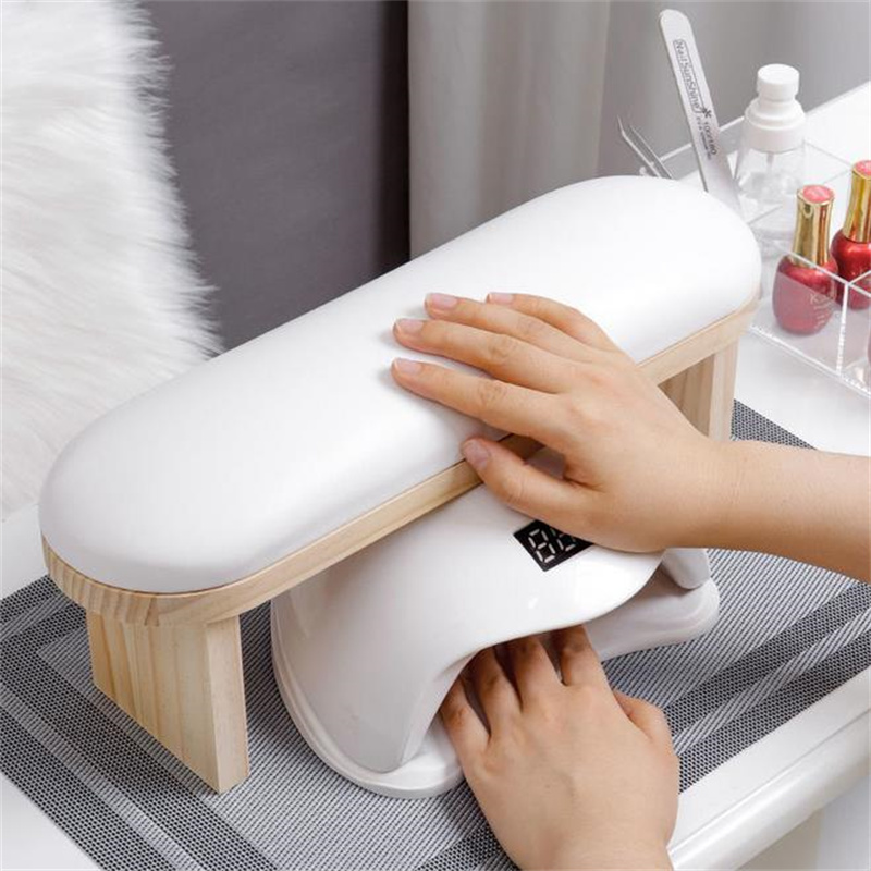 สีดํา PU หนังเล็บขาตั้งเล็บมือ - Leatherwork Desk บทวิจารณ์และราคา