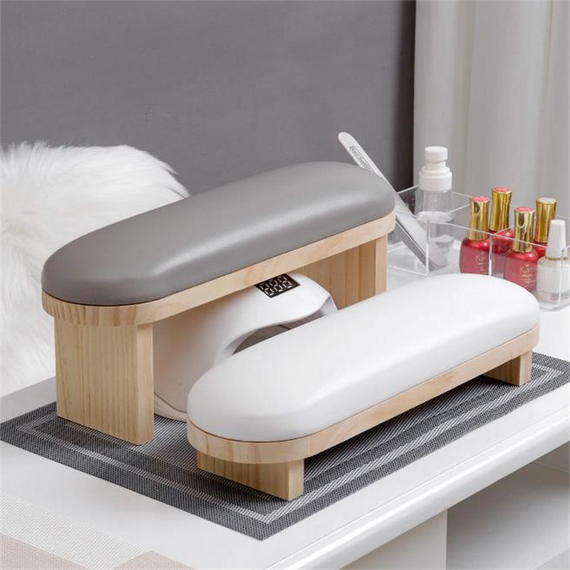 สีดํา PU หนังเล็บขาตั้งเล็บมือ - Leatherwork Desk บทวิจารณ์และราคา
