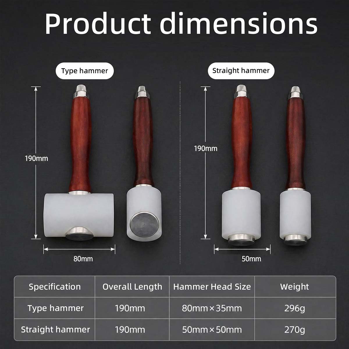 ค้อนแกะสลักหนังไนลอน ค้อนงานฝี - Leatherwork Hammer บทวิจารณ์และราคา