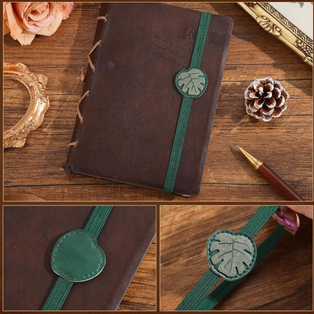 ที่คั่นหนังสือหนังยืดหยุ่นแบบว - Leather Work Notepad บทวิจารณ์และราคา
