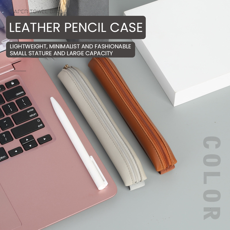 ที่ใส่ปากกาหนัง PU มีซิปเคสปาก - Leather Work Notepad บทวิจารณ์และราคา