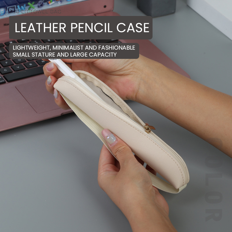 ที่ใส่ปากกาหนัง PU มีซิปเคสปาก - Leather Work Notepad บทวิจารณ์และราคา