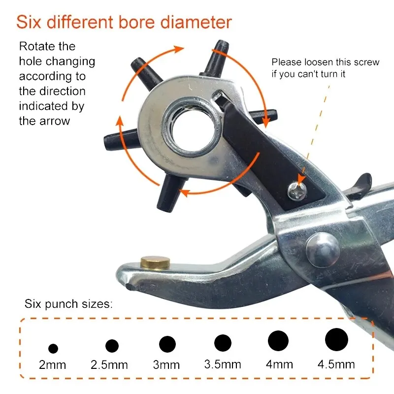 Multi-Function Punch คีมเข็มขั - Leatherworking Equipment บทวิจารณ์และราคา