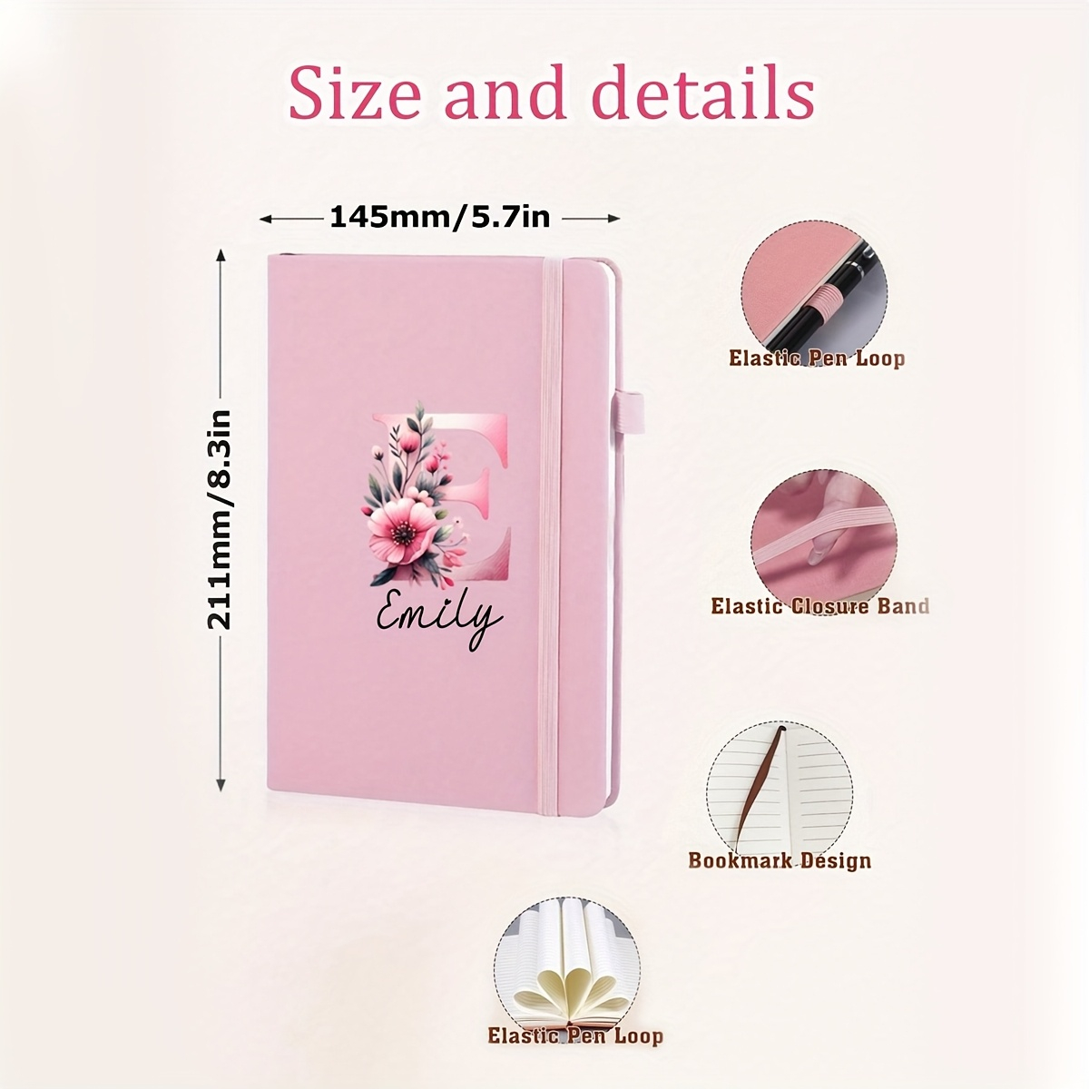 สมุดบันทึกหนังสลักชื่อส่วนตัว  - Leather Work Notepad บทวิจารณ์และราคา