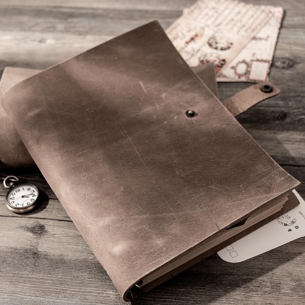 สมุดบันทึกวินเทจขนาด A5 สมุดบั - Leather Work Notepad บทวิจารณ์และราคา