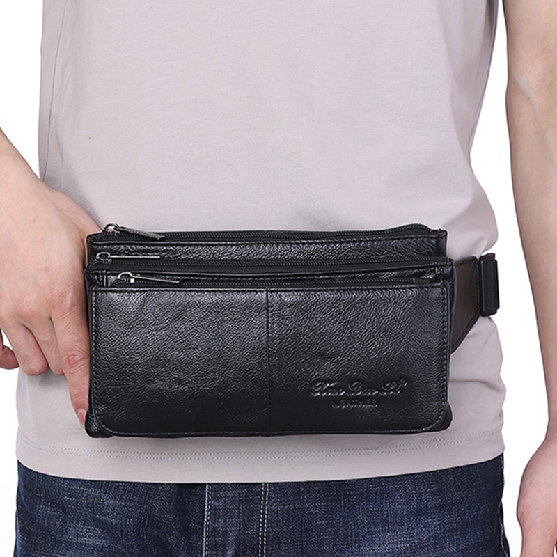 กระเป๋าคาดเอวผู้ชาย หนังแท้ กร - Leatherwork Wallet บทวิจารณ์และราคา