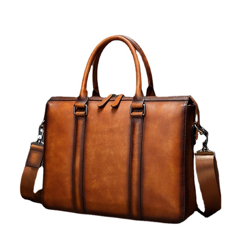 กระเป๋าเอกสารหนังแท้คุณภาพสูง  - Leather Work Handbag บทวิจารณ์และราคา