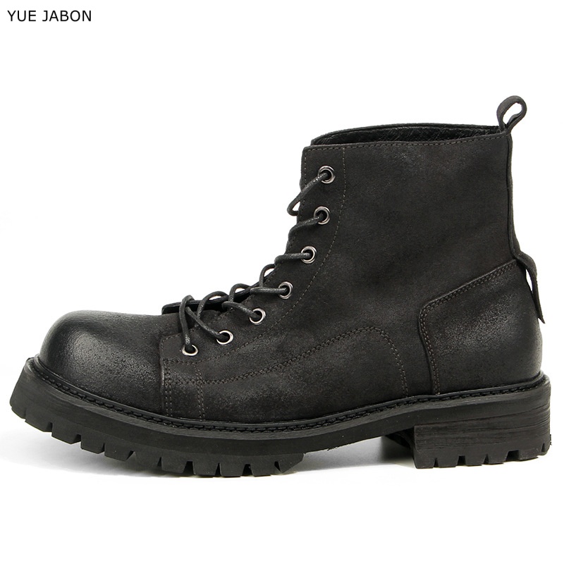 รองเท้าบูทข้อเท้าผู้ชาย หนังแท - Vintage Leatherwork บทวิจารณ์และราคา