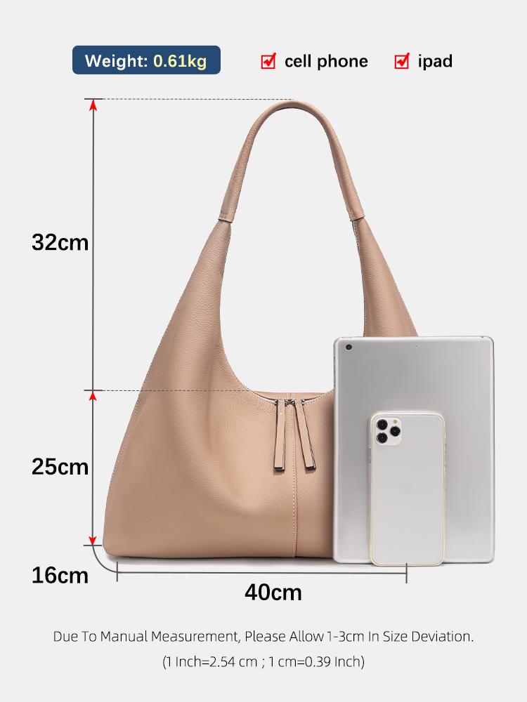 Zency ความจุขนาดใหญ่ Tote กระเ - Leather Work Handbag บทวิจารณ์และราคา