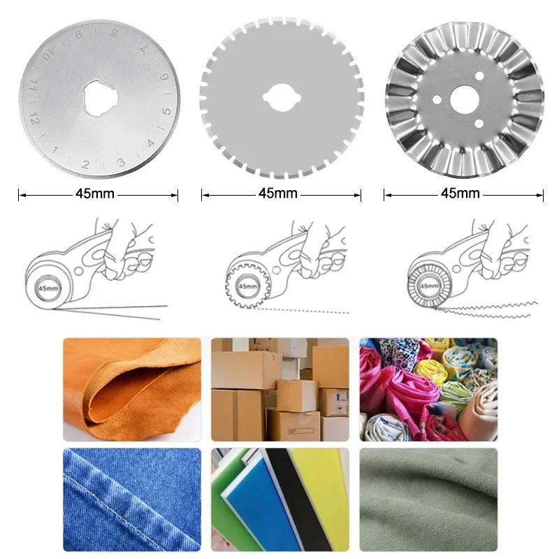 มีดตัดผ้าแบบล้อหมุน 45 มม. มีด - Leatherwork Projects บทวิจารณ์และราคา