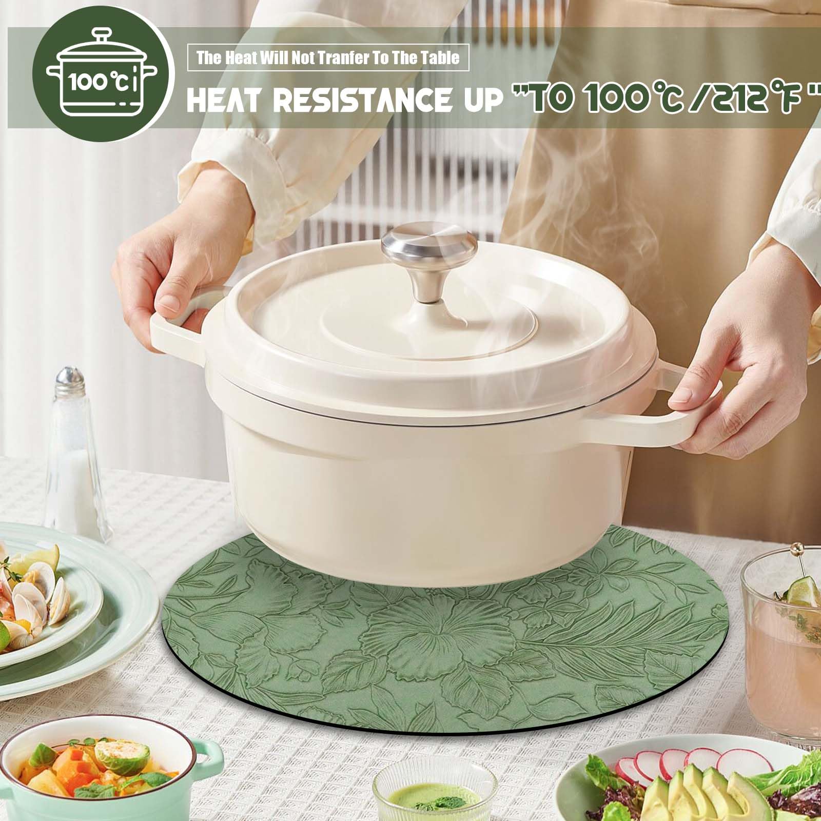 Placemats ชุด 4,รอบดอกไม้หนัง  - Leatherwork Desk บทวิจารณ์และราคา