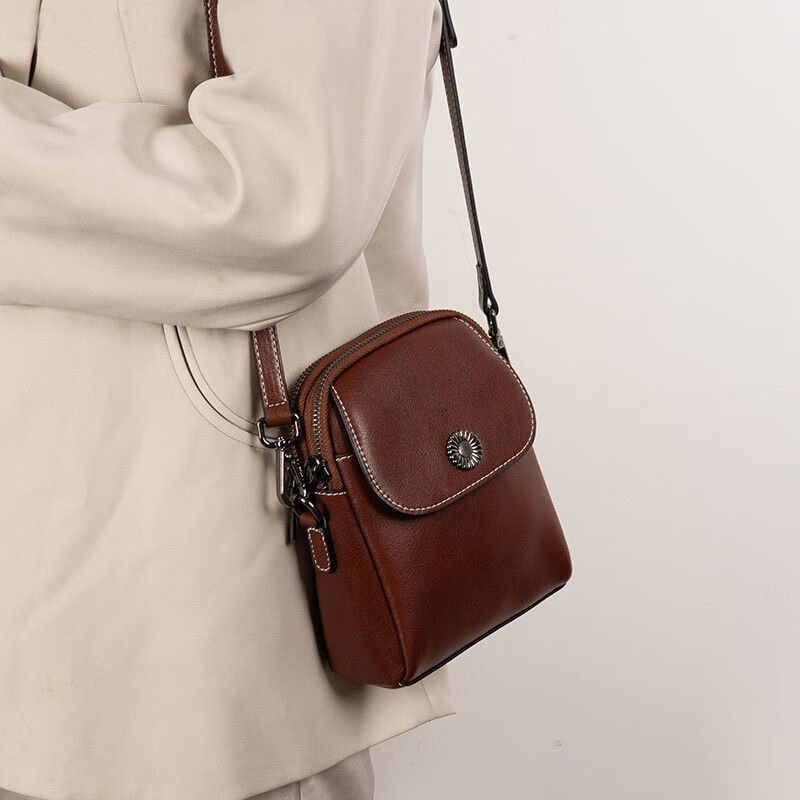 กระเป๋าหนังแท้สะพายข้างสำหรับผ - Leatherwork Wallet บทวิจารณ์และราคา