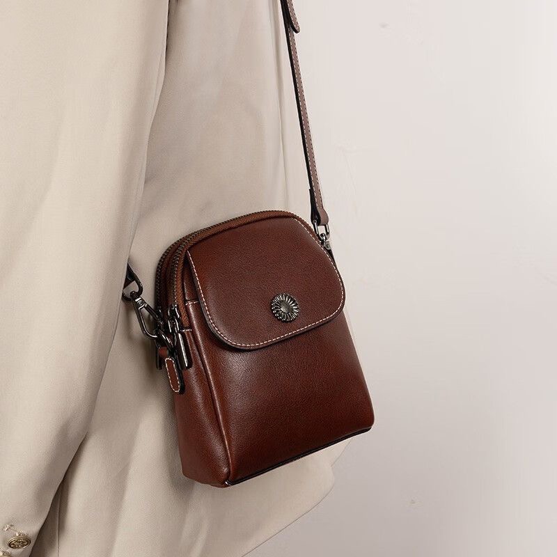 กระเป๋าหนังแท้สะพายข้างสำหรับผ - Leatherwork Wallet บทวิจารณ์และราคา