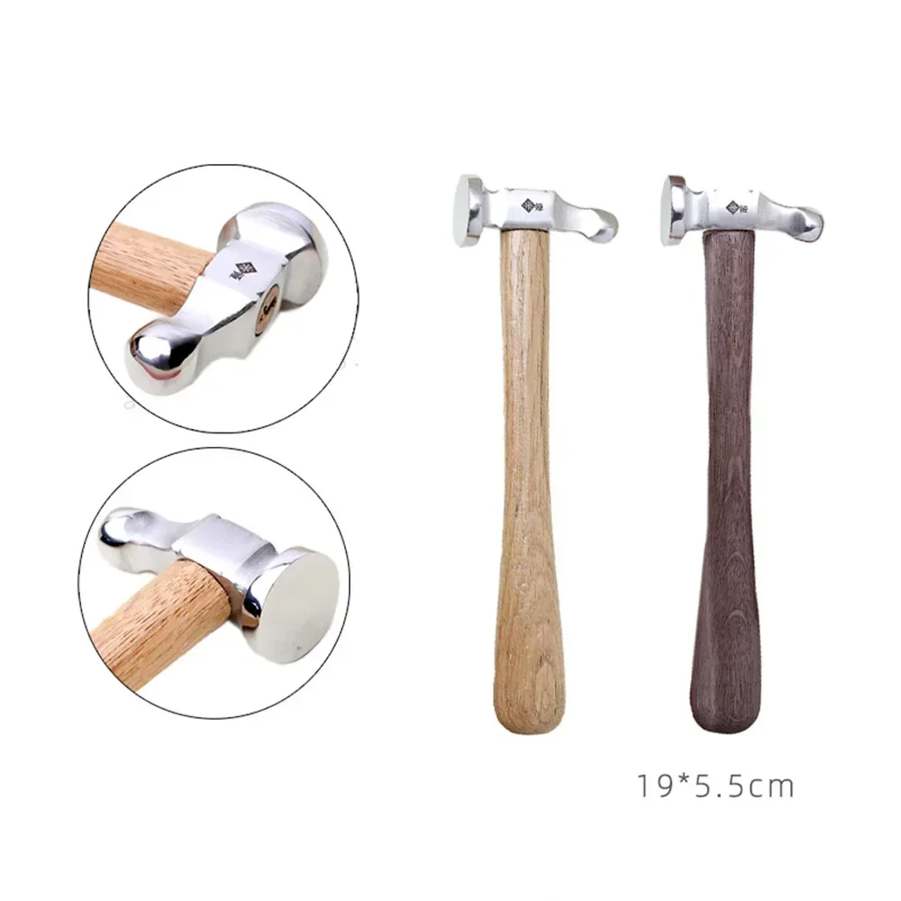 สแตนเลสสตีลรอบหัวค้อนมินิไม้มื - Leatherwork Hammer บทวิจารณ์และราคา