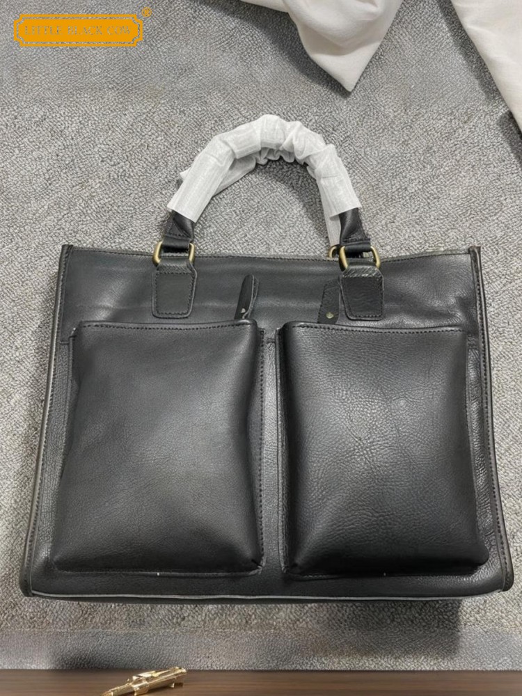กระเป๋าเอกสารหนังวัวแท้สไตล์วิ - Leather Work Handbag บทวิจารณ์และราคา
