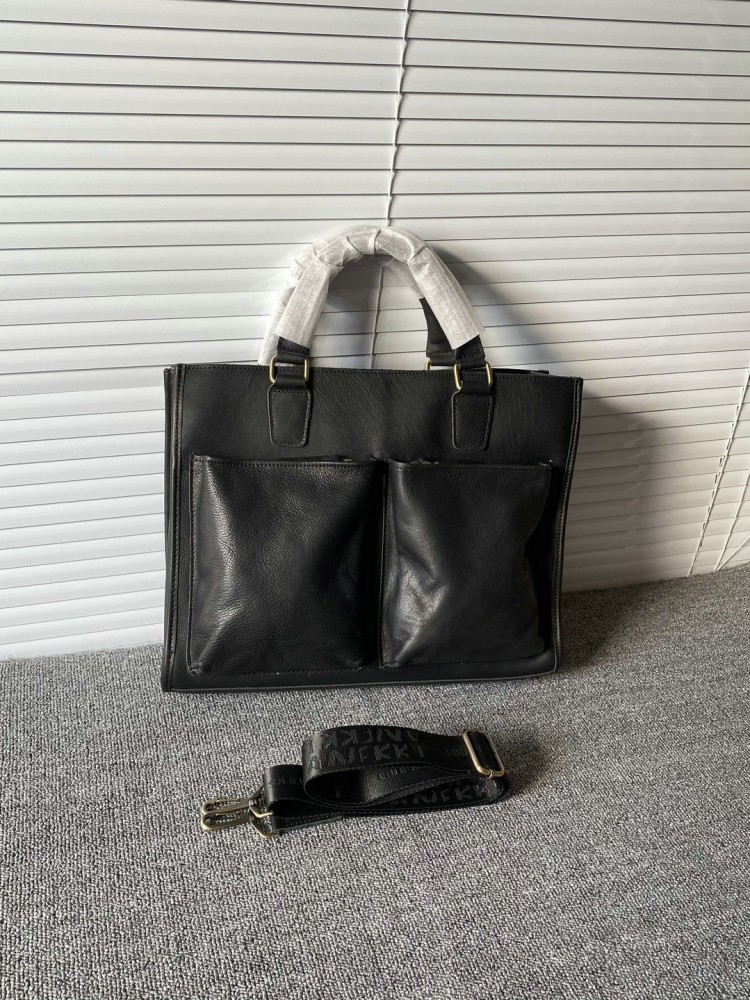 กระเป๋าเอกสารหนังวัวแท้สไตล์วิ - Leather Work Handbag บทวิจารณ์และราคา