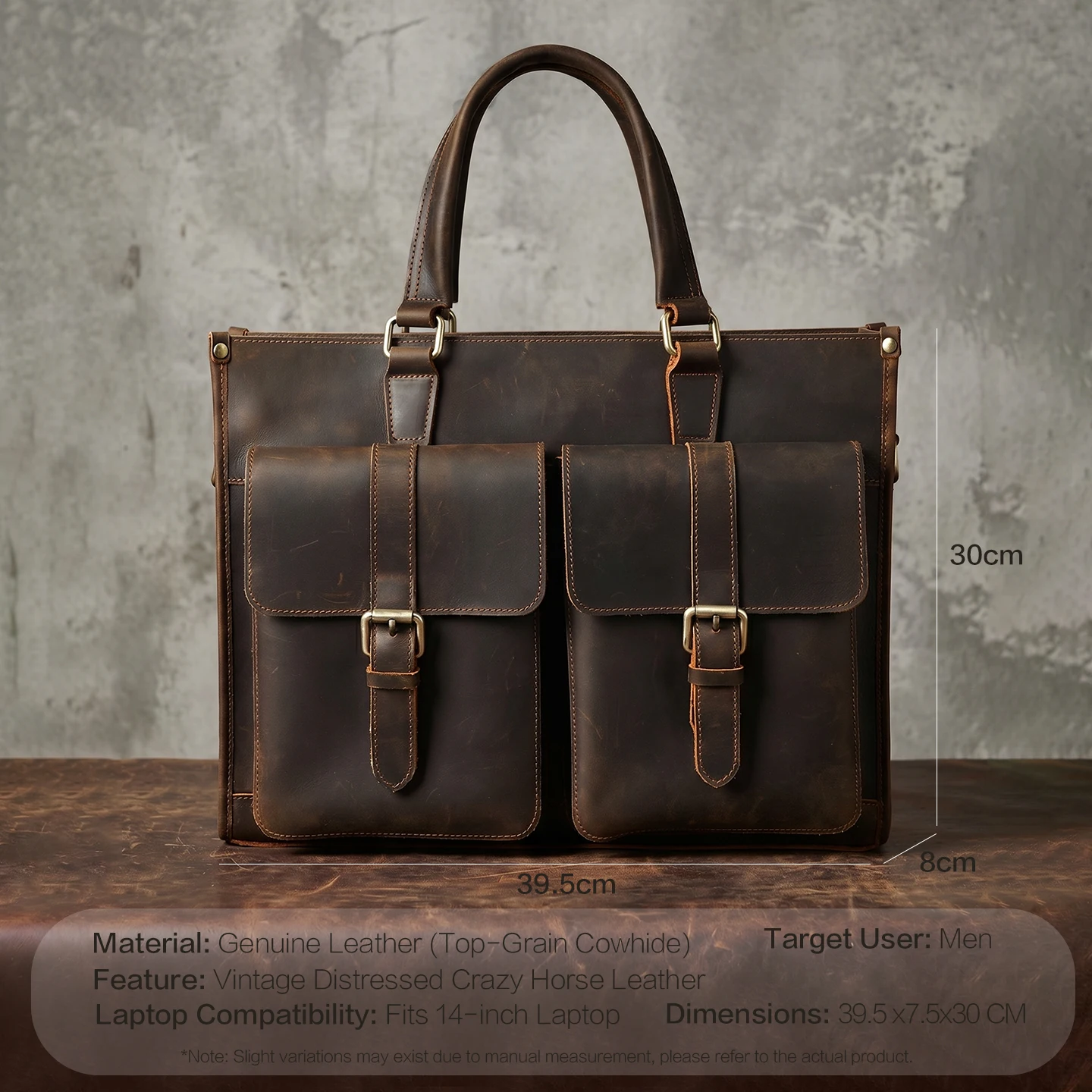 กระเป๋าหนังแท้สไตล์วินเทจสำหรั - Vintage Leatherwork บทวิจารณ์และราคา