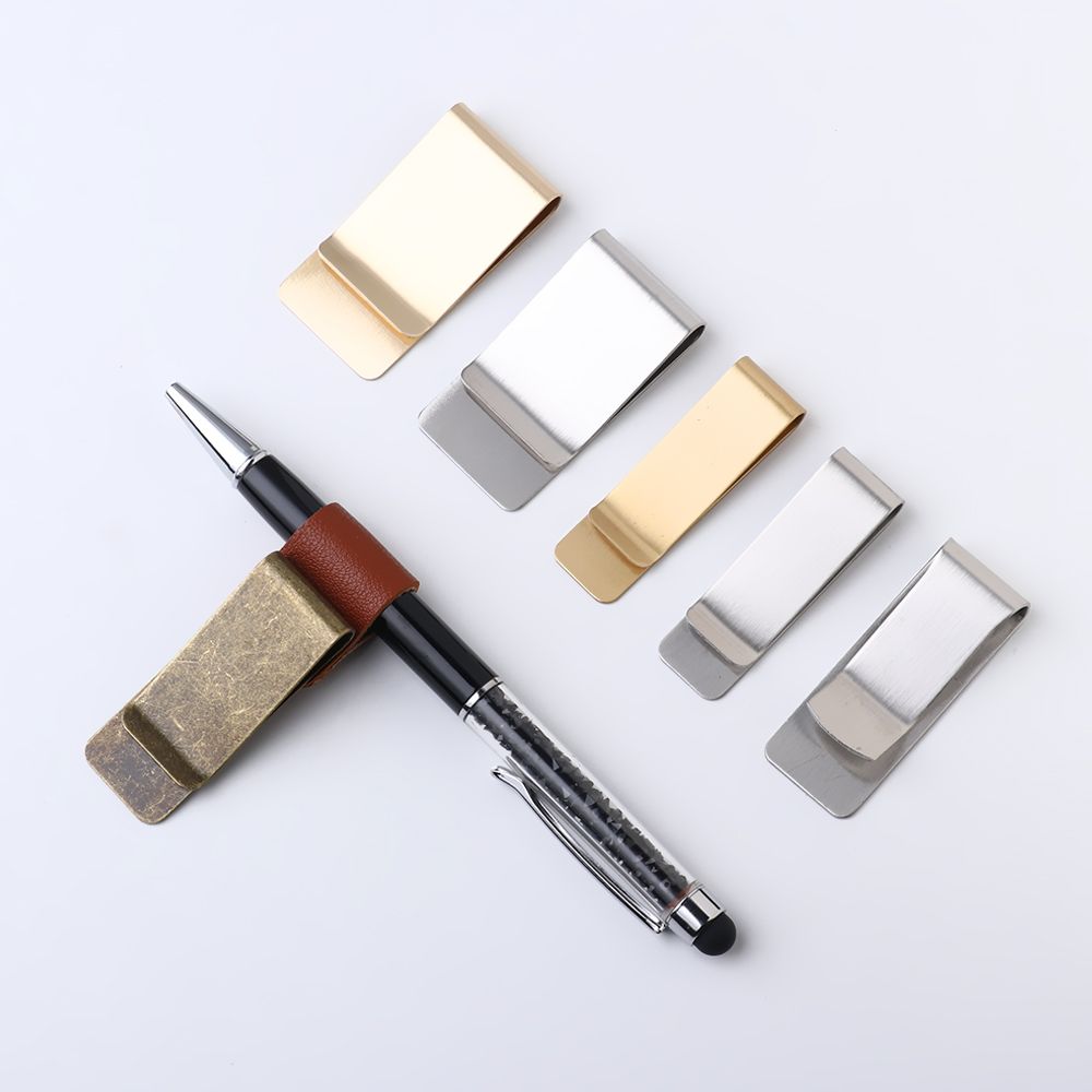Handmade หนังทองเหลืองคลิปสแตน - Leather Work Notepad บทวิจารณ์และราคา