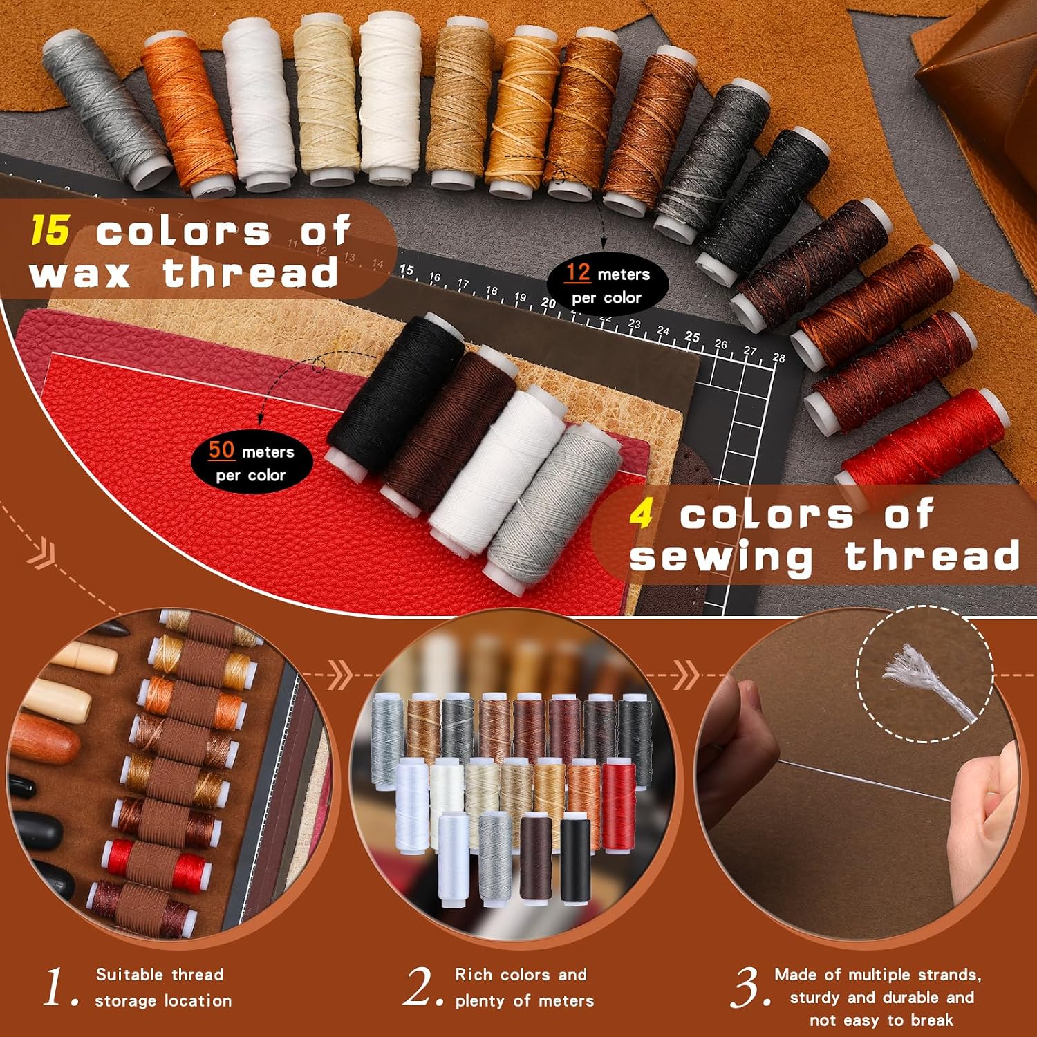 ชุดเครื่องมือหนัง ชุดอุปกรณ์งา - Leather Work Leather บทวิจารณ์และราคา