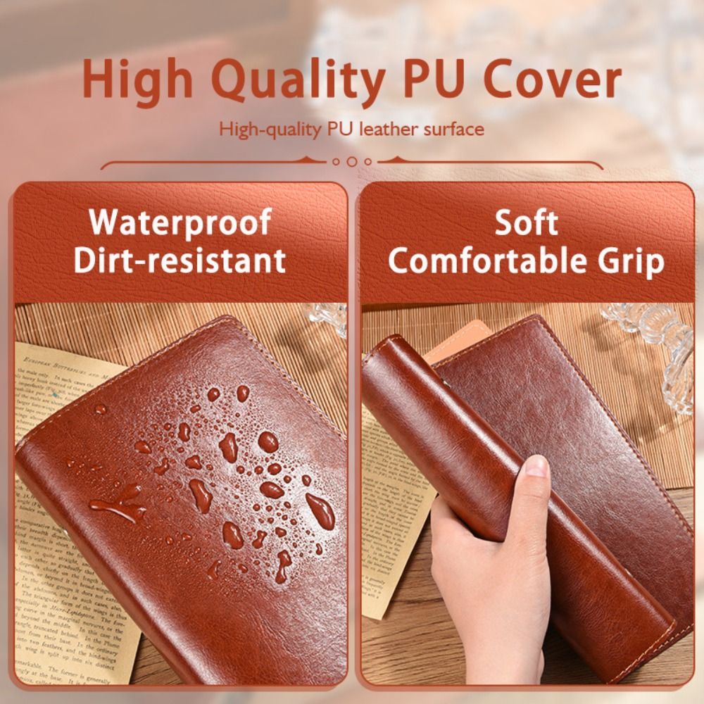 สมุดโน้ตแบบถอดได้ A5/A6 ปกหนัง - Leather Work Notepad บทวิจารณ์และราคา