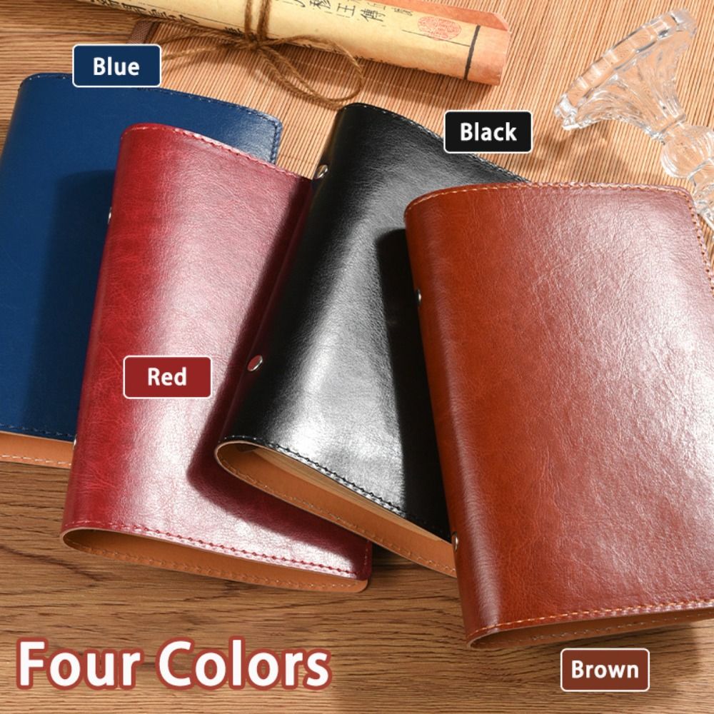 สมุดโน้ตแบบถอดได้ A5/A6 ปกหนัง - Leather Work Notepad บทวิจารณ์และราคา