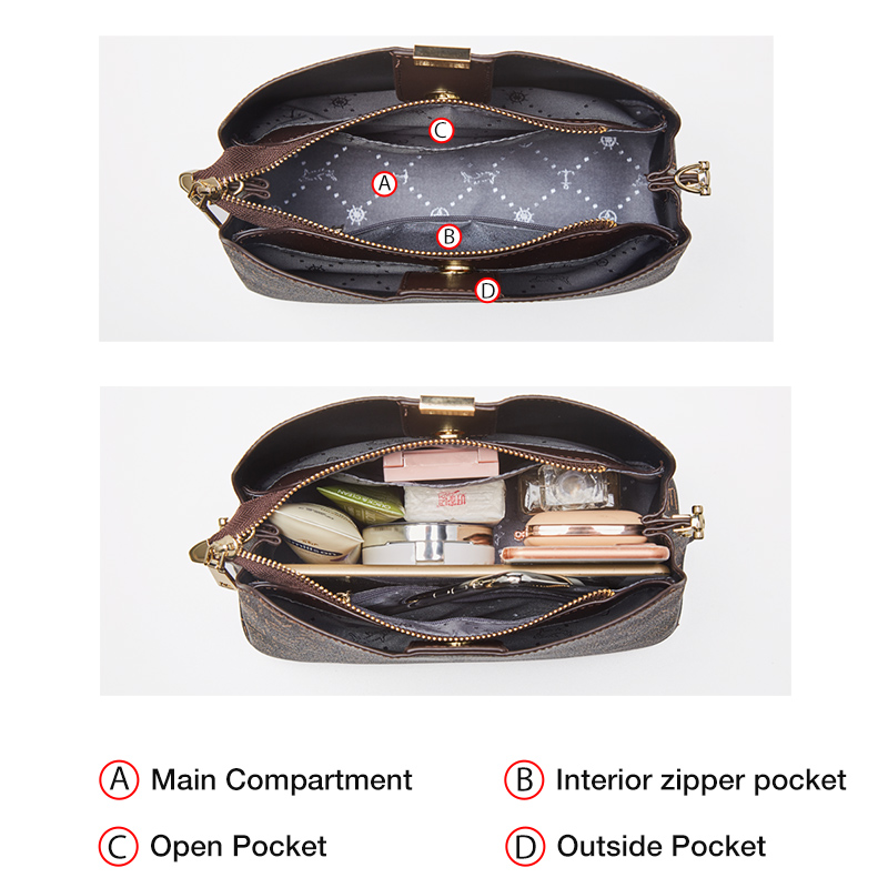 กระเป๋าสะพายไหล่ผู้หญิง FOXER  - Vintage Leatherwork บทวิจารณ์และราคา