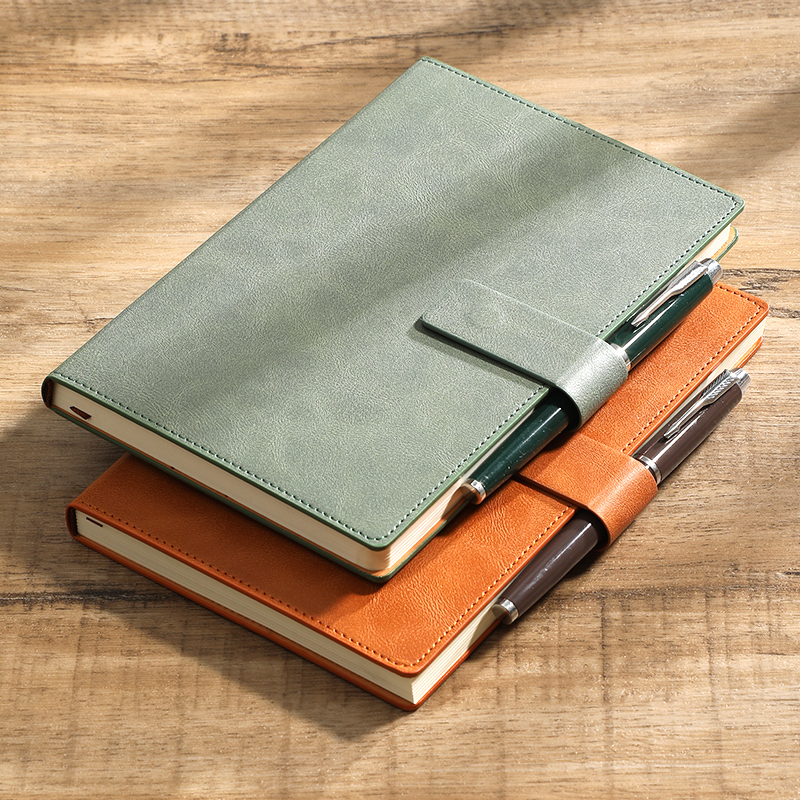 สมุดบันทึกธุรกิจ A5 ปกหนัง PU  - Leather Work Notepad บทวิจารณ์และราคา