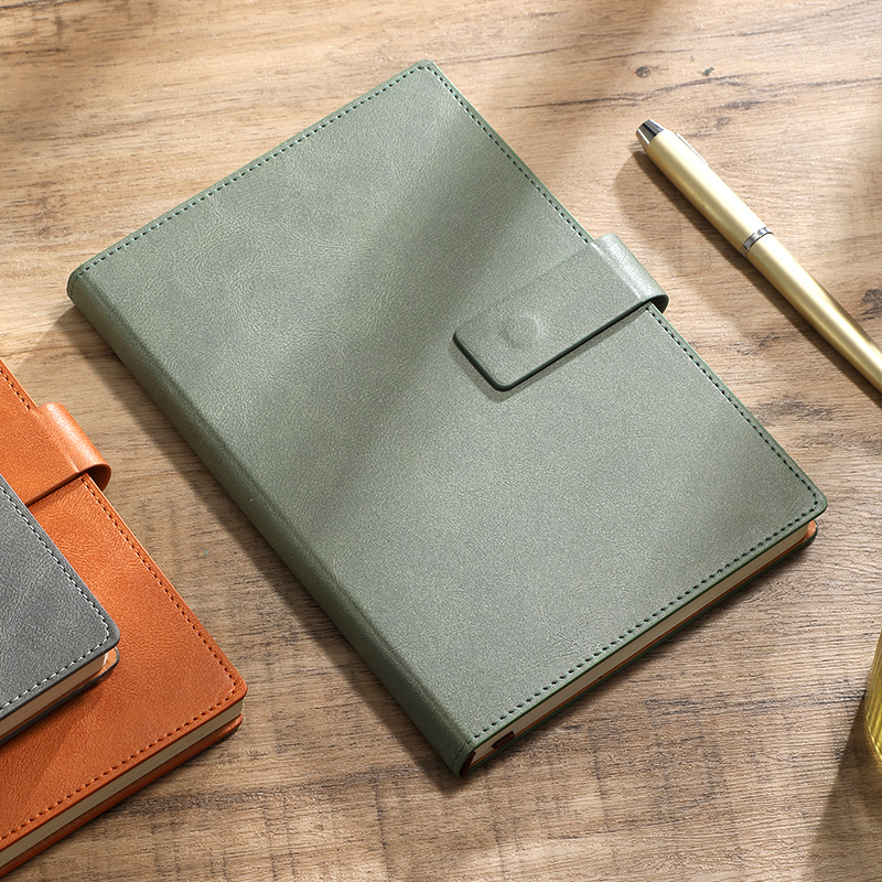 สมุดบันทึกธุรกิจ A5 ปกหนัง PU  - Leather Work Notepad บทวิจารณ์และราคา