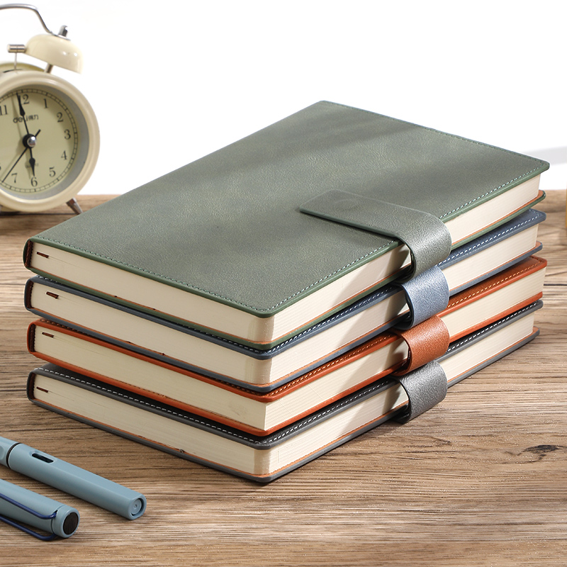 สมุดบันทึกธุรกิจ A5 ปกหนัง PU  - Leather Work Notepad บทวิจารณ์และราคา