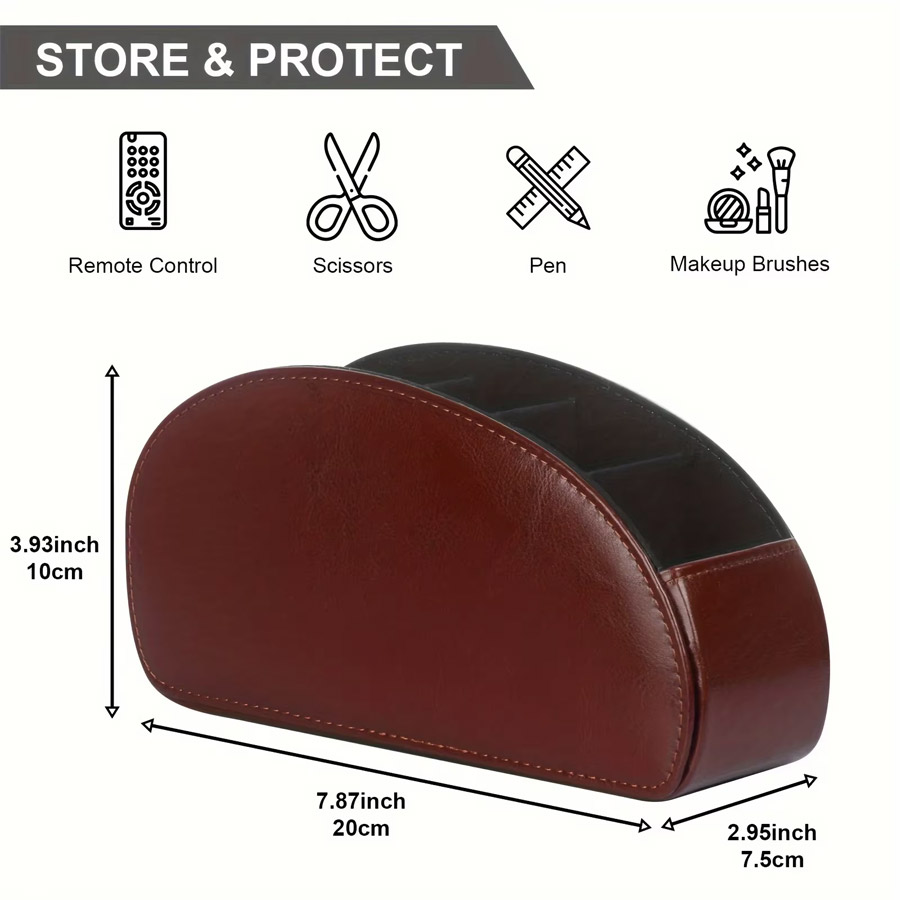 กล่องจัดระเบียบบนโต๊ะทำงาน 5 ช - Leatherwork Desk บทวิจารณ์และราคา