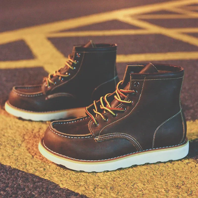 รองเท้าบูทหนังแท้ผู้ชาย รองเท้ - Leatherwork Projects บทวิจารณ์และราคา
