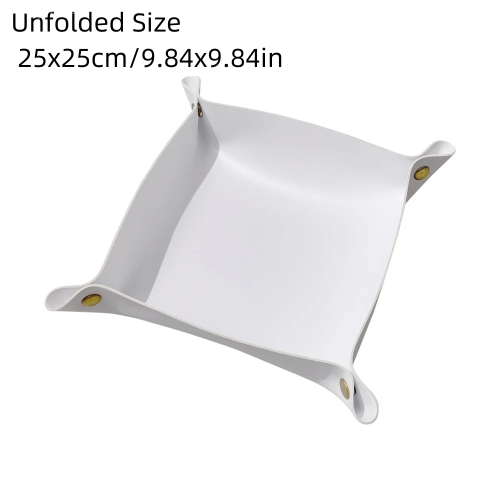 ถาดหนังพับได้ ขนาด 25x25 ซม. 1 - Leatherwork Desk บทวิจารณ์และราคา