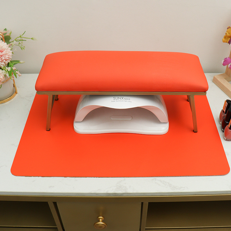 หมอนรองมือทำเล็บลายหินอ่อนหนัง - Leatherwork Desk บทวิจารณ์และราคา
