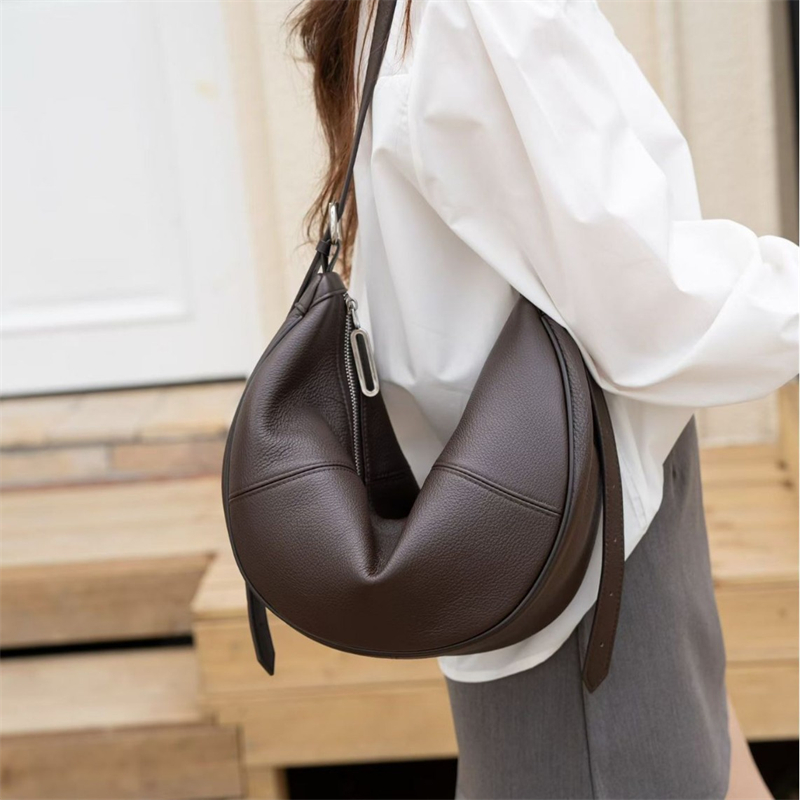 BURMINSA กระเป๋าหนังแท้ทรงครึ่ - Leather Work Handbag บทวิจารณ์และราคา