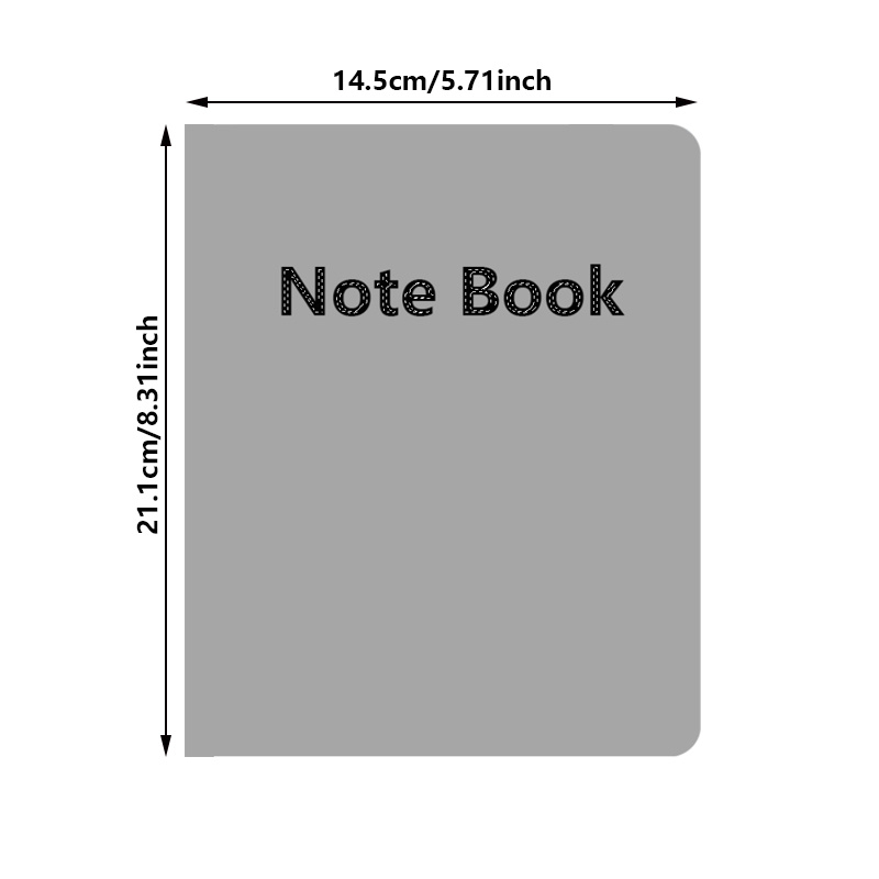 สมุดบันทึกปกแข็งหนังเทียมลายดอ - Leather Work Notepad บทวิจารณ์และราคา