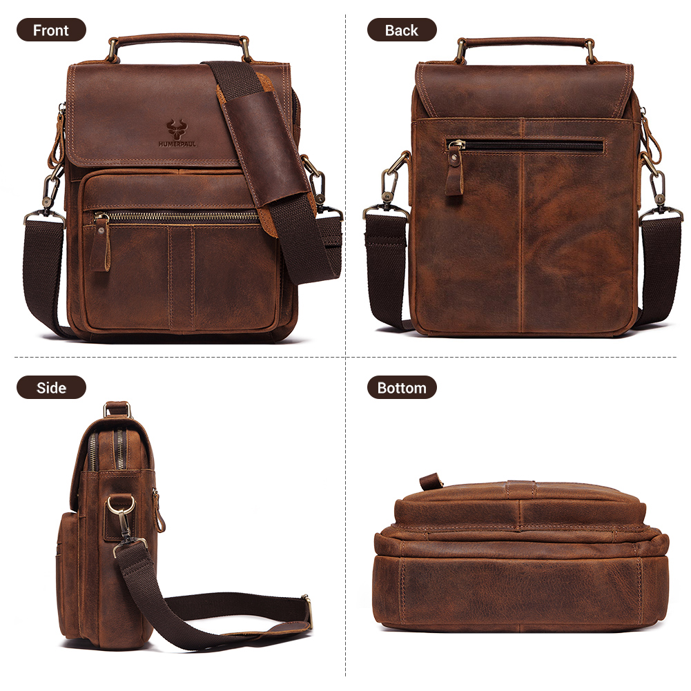 HUMERPAUL ของแท้หนังผู้ชายกระเ - Vintage Leatherwork บทวิจารณ์และราคา