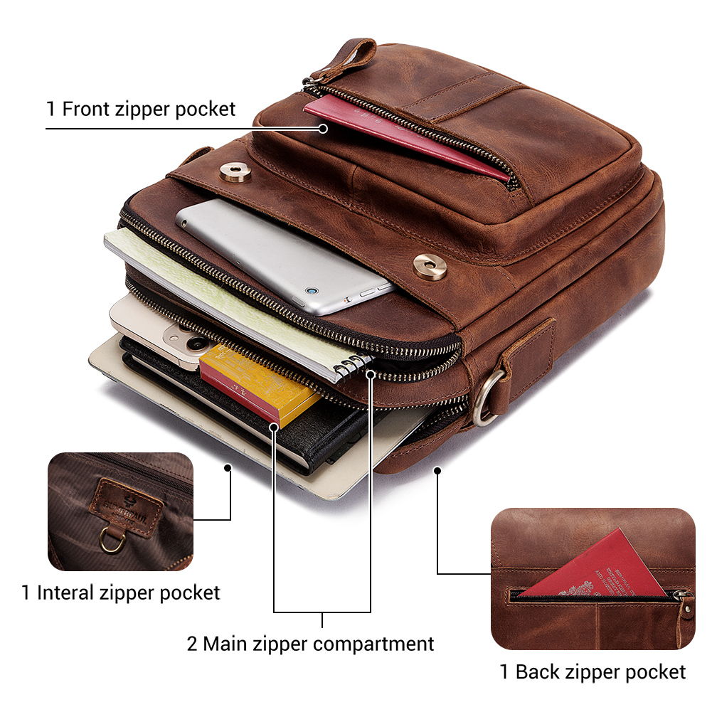 HUMERPAUL ของแท้หนังผู้ชายกระเ - Vintage Leatherwork บทวิจารณ์และราคา