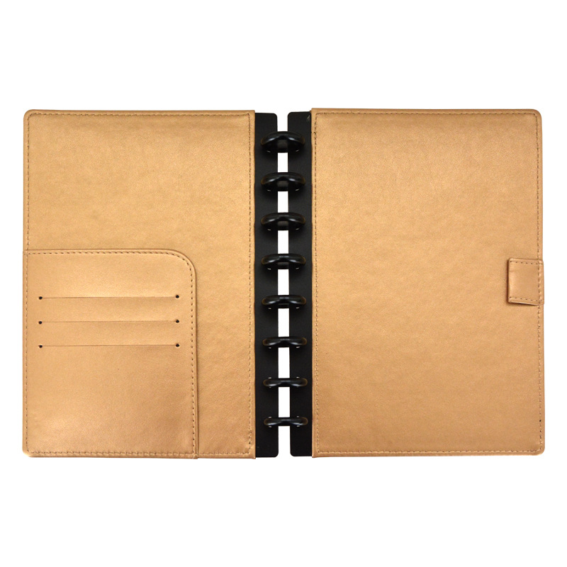 สมุดโน้ตปกหนังแบบหลวมพร้อมรูเจ - Leather Work Notepad บทวิจารณ์และราคา