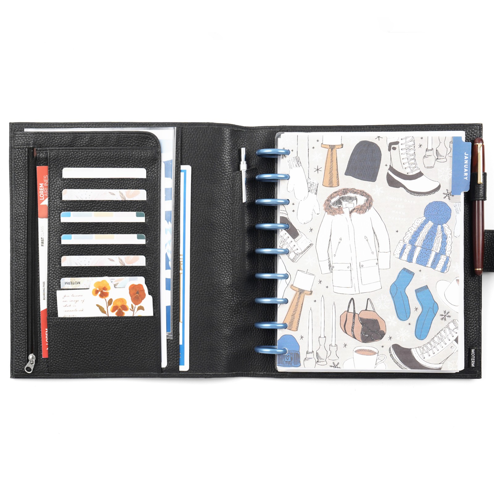 ปกสมุดแพลนเนอร์หนังแท้ Moterm  - Leather Work Notepad บทวิจารณ์และราคา