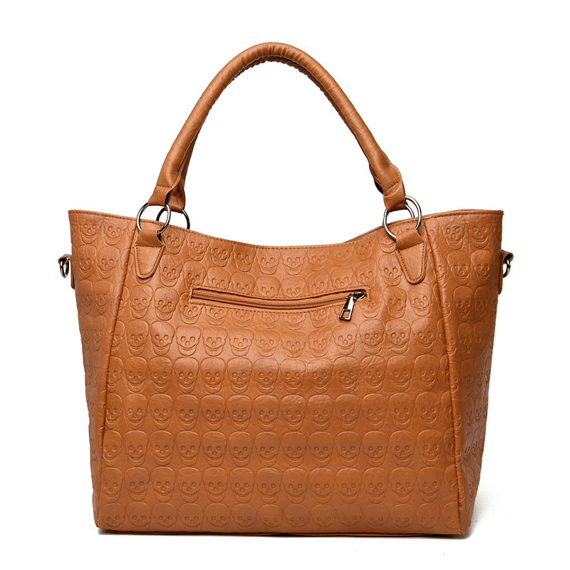 กระเป๋าสะพายข้างลายหัวกะโหลกสไ - Leather Work Handbag บทวิจารณ์และราคา