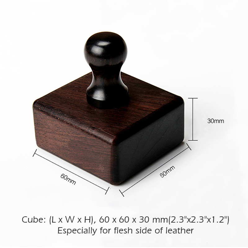 WUTA ความหนาแน่นสูง Ebony สีดํ - Leatherwork Hammer บทวิจารณ์และราคา