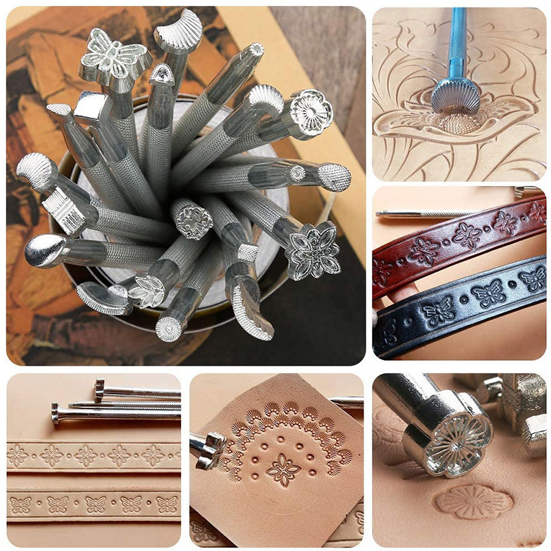 ชุดเครื่องมือแกะสลักหนัง DIY ส - Leatherwork Hammer บทวิจารณ์และราคา