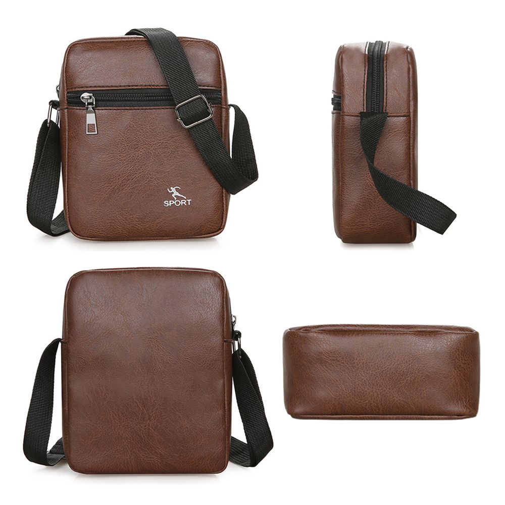กระเป๋าหนัง PU แบบสะพายข้างสำห - Leather Work Handbag บทวิจารณ์และราคา
