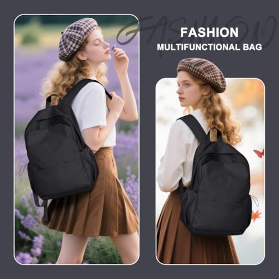 กระเป๋าเป้สะพายหลังสีดำสำหรับผ - Leather Work Leather บทวิจารณ์และราคา
